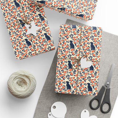 Bloomiful Lab Bouquet Wrapping Paper