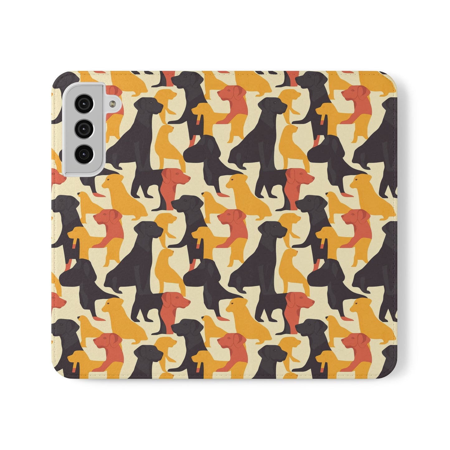 Modern Charm Labrador Chic Flip Cases