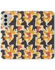 Modern Charm Labrador Chic Flip Cases