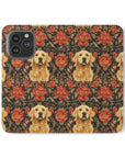 Golden Pawsatronic Tapestry Flip Cases