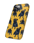 Puglet Posh Paradise Slim Phone Cases