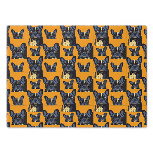 Frenchie Pawsitively Pawsome Peek-a-Boo Perfection Cutting Board