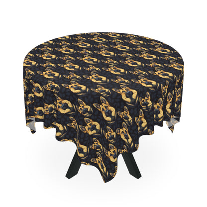 Majestic Hound Couture: German Shepherd LuxeBlend Tablecloth