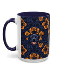 Royal Rottweiler Regalia Accent Coffee Mug