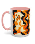 Golden Woof Abstract Glamour Accent Coffee Mug