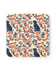 Bloomiful Lab Bouquet Cork Back Coaster