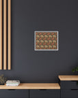 Blooming Pug Paradise Matte Canvas, Framed