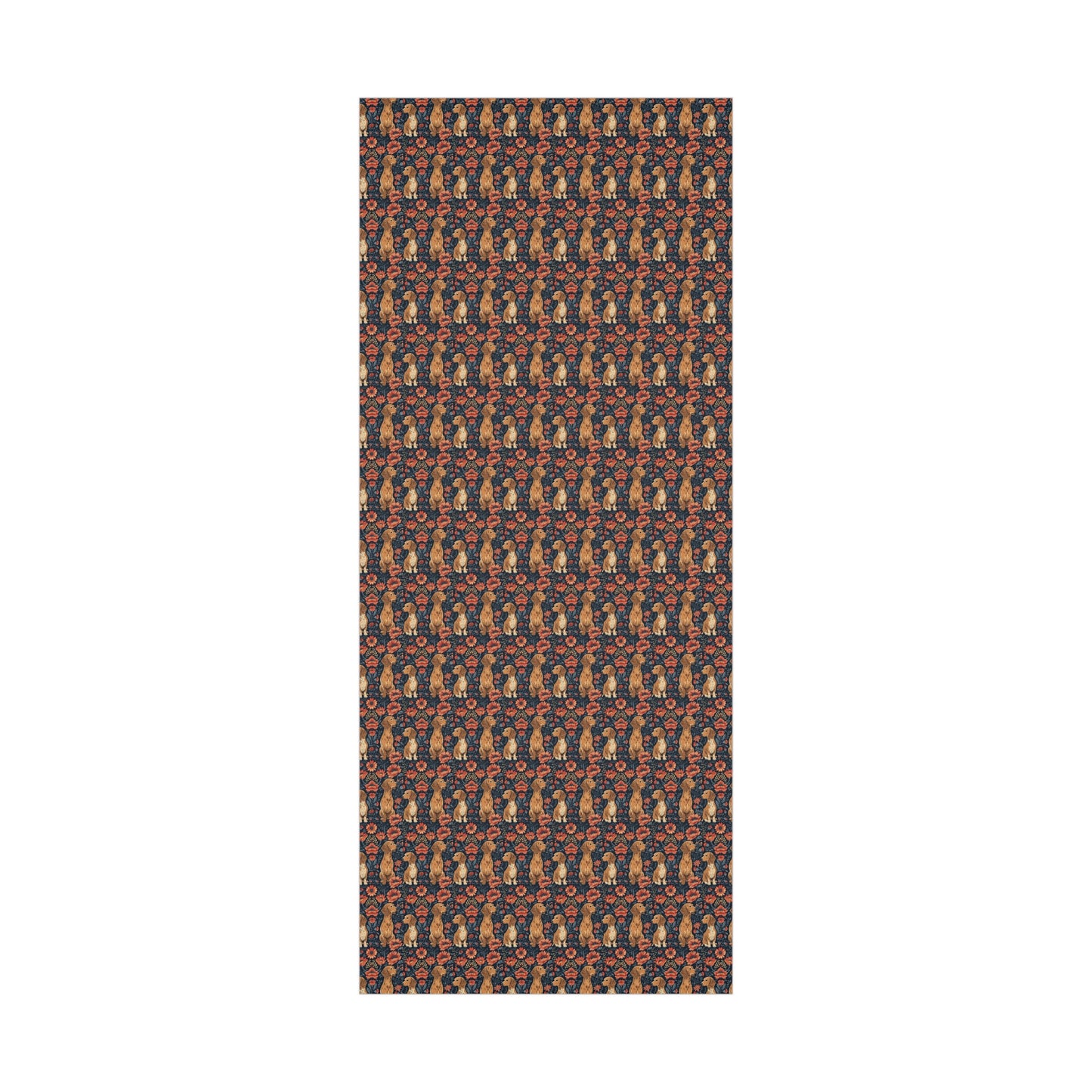 Floral Pawsome Dachsund Delight Gift Wrap Papers