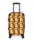 Golden Woof Abstract Glamour Suitcase