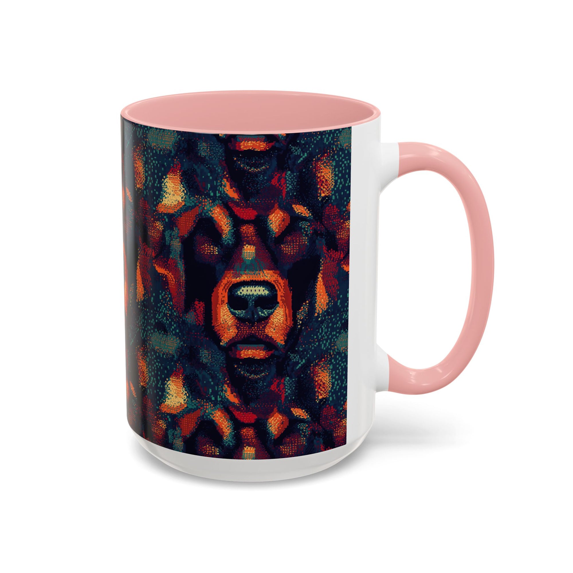 Rustic Rottie Charm Accent Coffee Mug