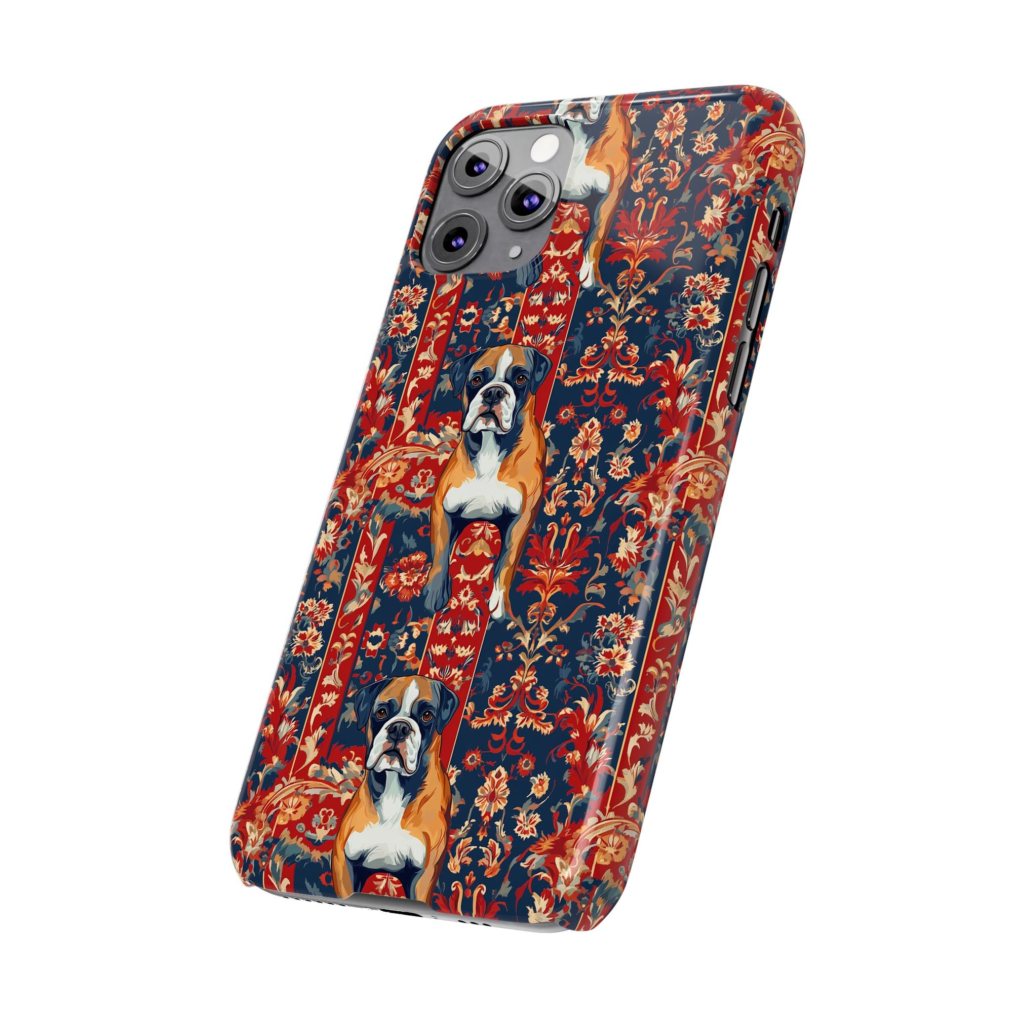 Boxer Blossom Tapestry Delight Slim Phone Cases