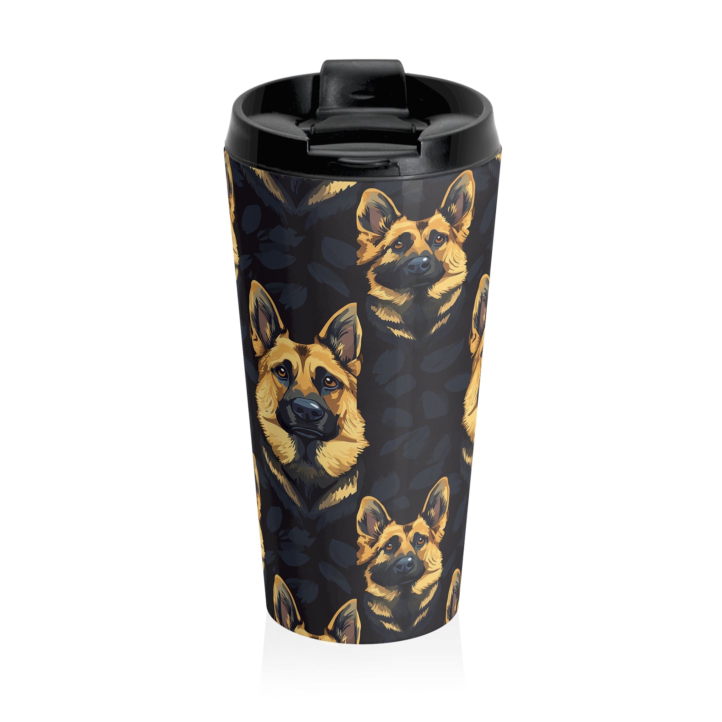 Majestic Hound Couture: German Shepherd LuxeBlend Stainless Steel Travel Mug