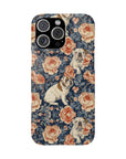 Blooming Bulldog Beauty Slim Phone Cases