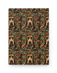 Labrador Lush Pooch Tapestry Hardcover Journal Matte