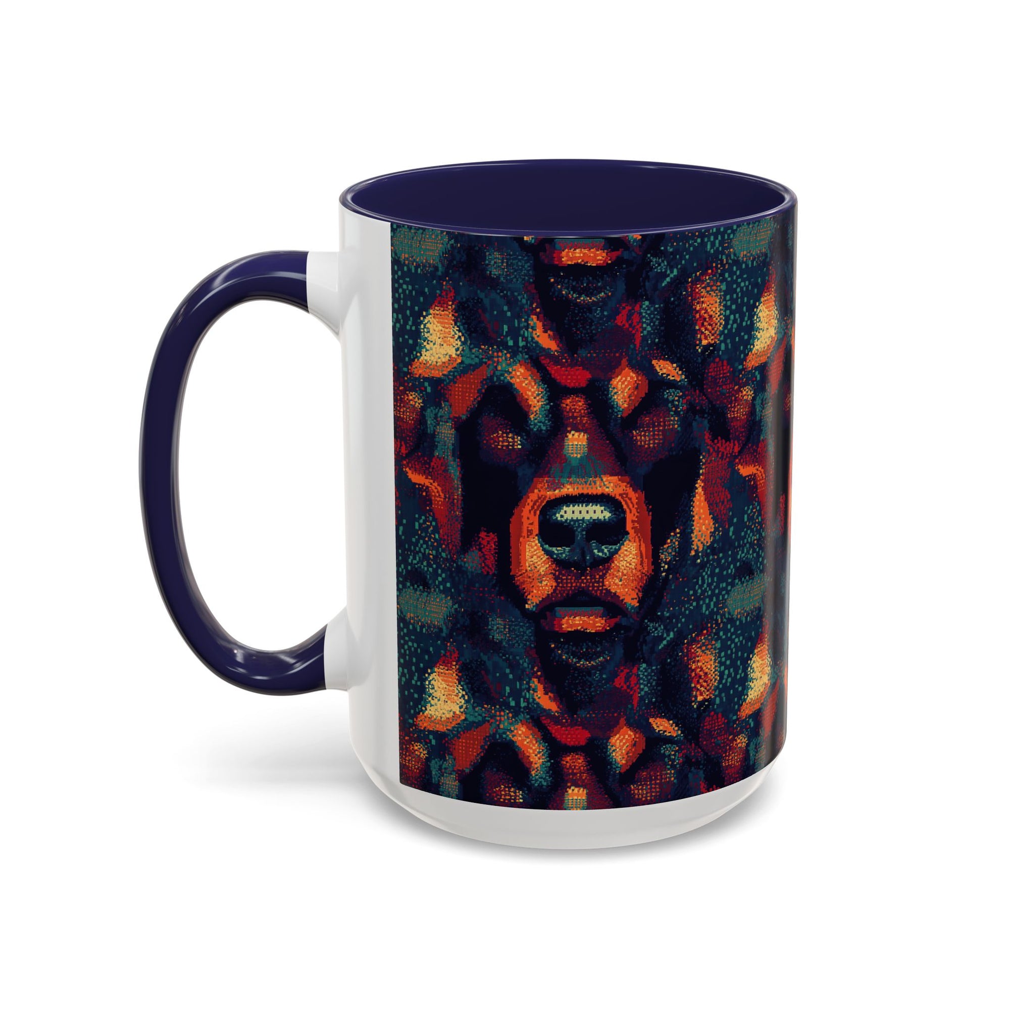 Rustic Rottie Charm Accent Coffee Mug