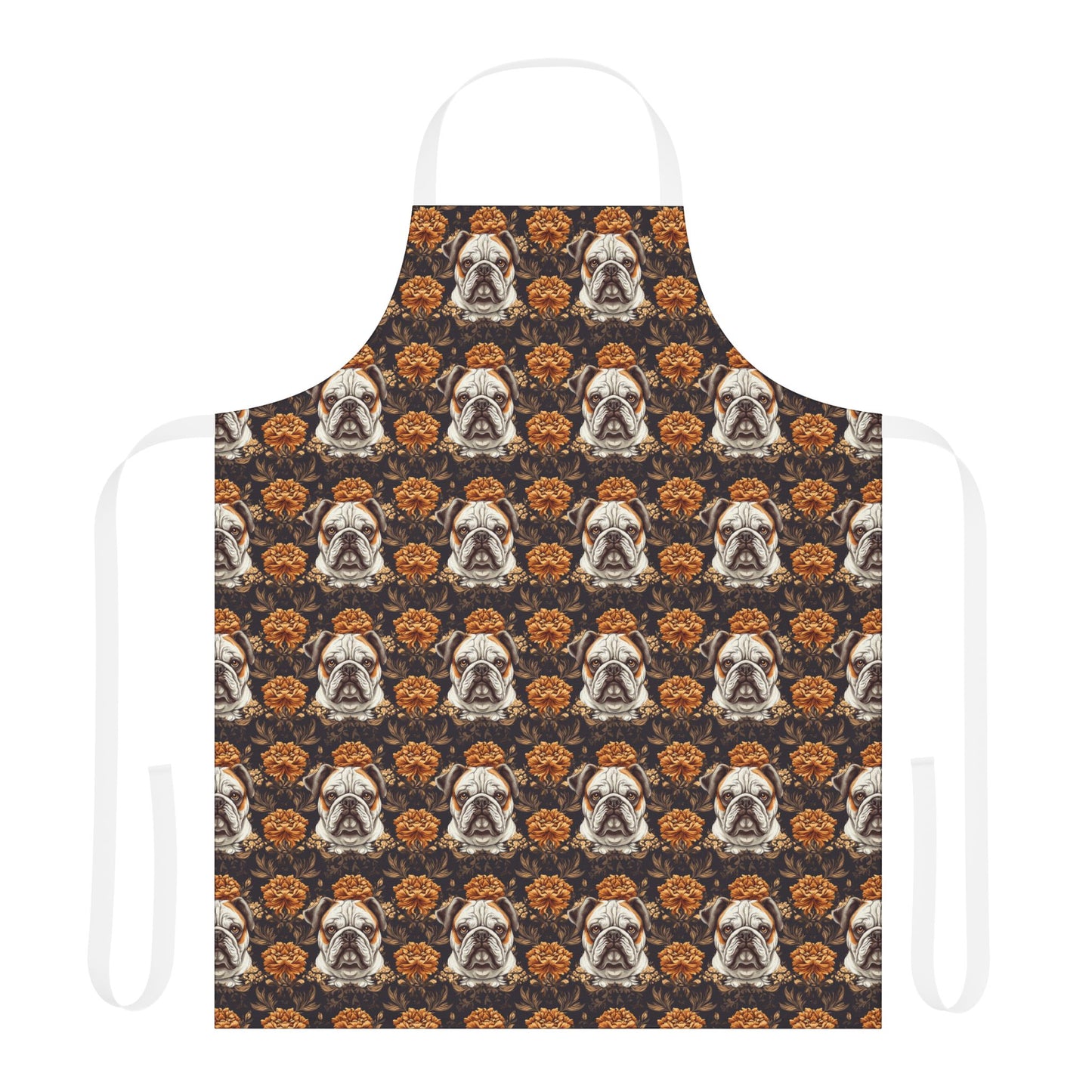 Bloomingly Bulldogistic Bouquet Apron