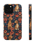 Floral Pawsome Dachsund Delight Magnetic Tough Cases