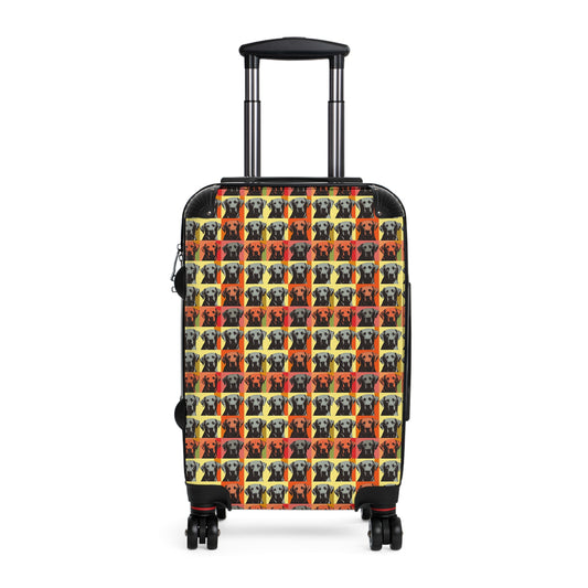 Whimsical Warhol Labrador Suitcase