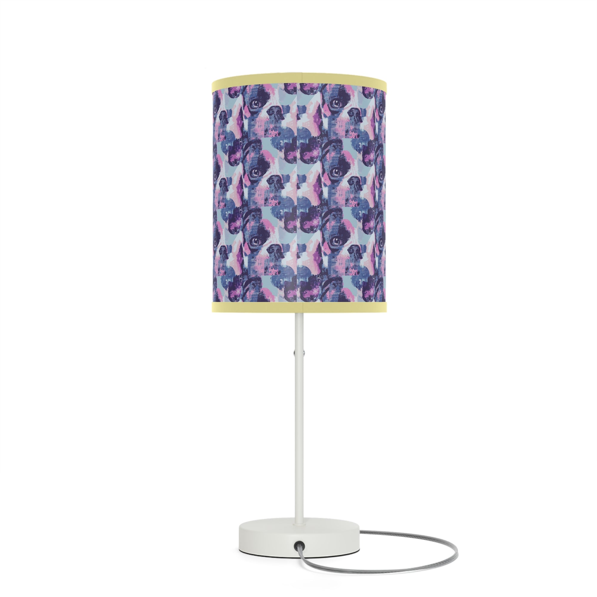 Funky Geometric Boxerista Lamp on a Stand