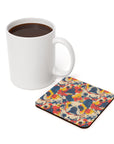 Bloom Pup Frenchietastic Splatter Cork Back Coaster