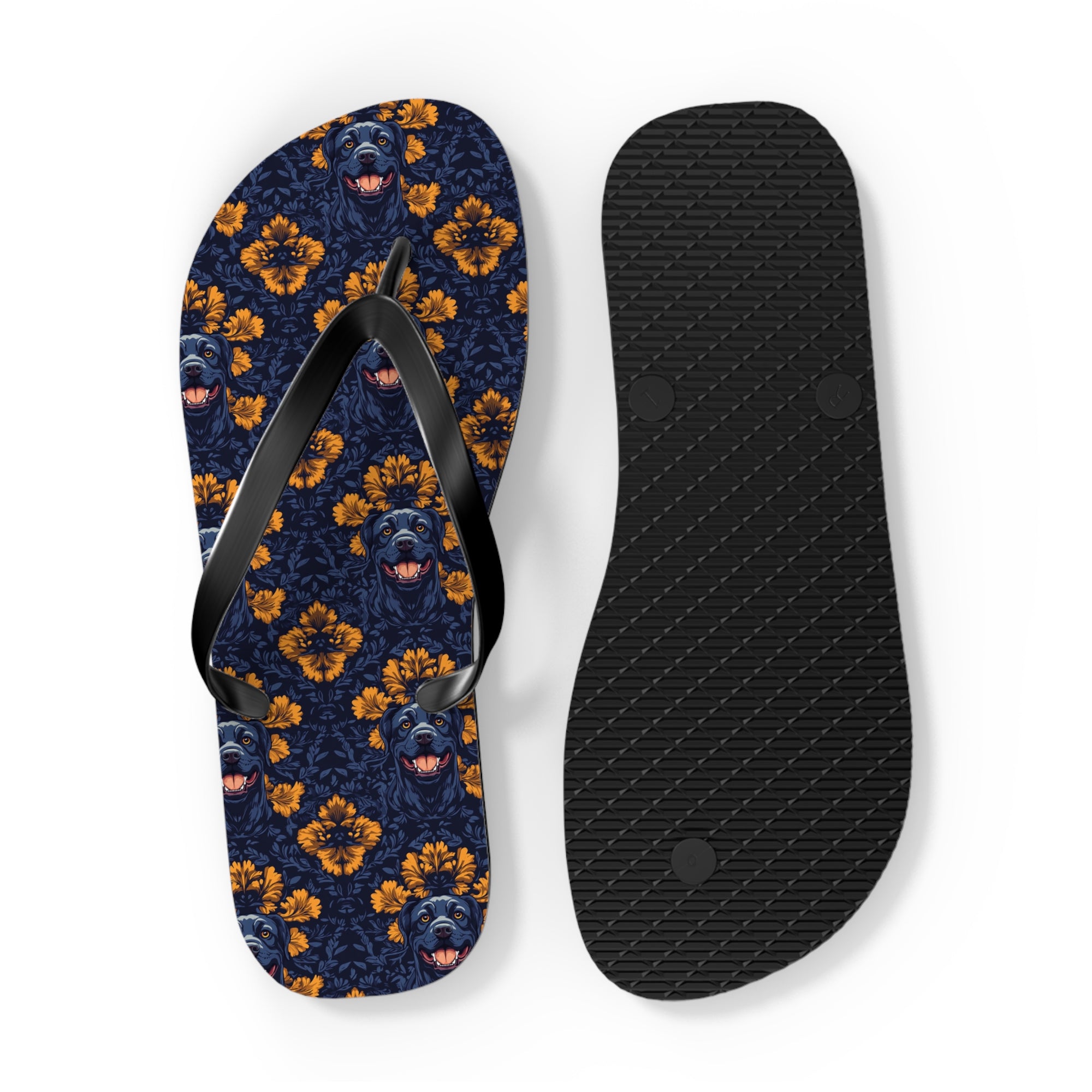 Royal Rottweiler Regalia Flip Flops