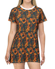 Safari Shepherd Strut T-Shirt Dress