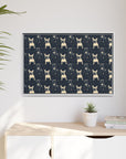 Frenchie Celestial Soar Matte Canvas, Framed