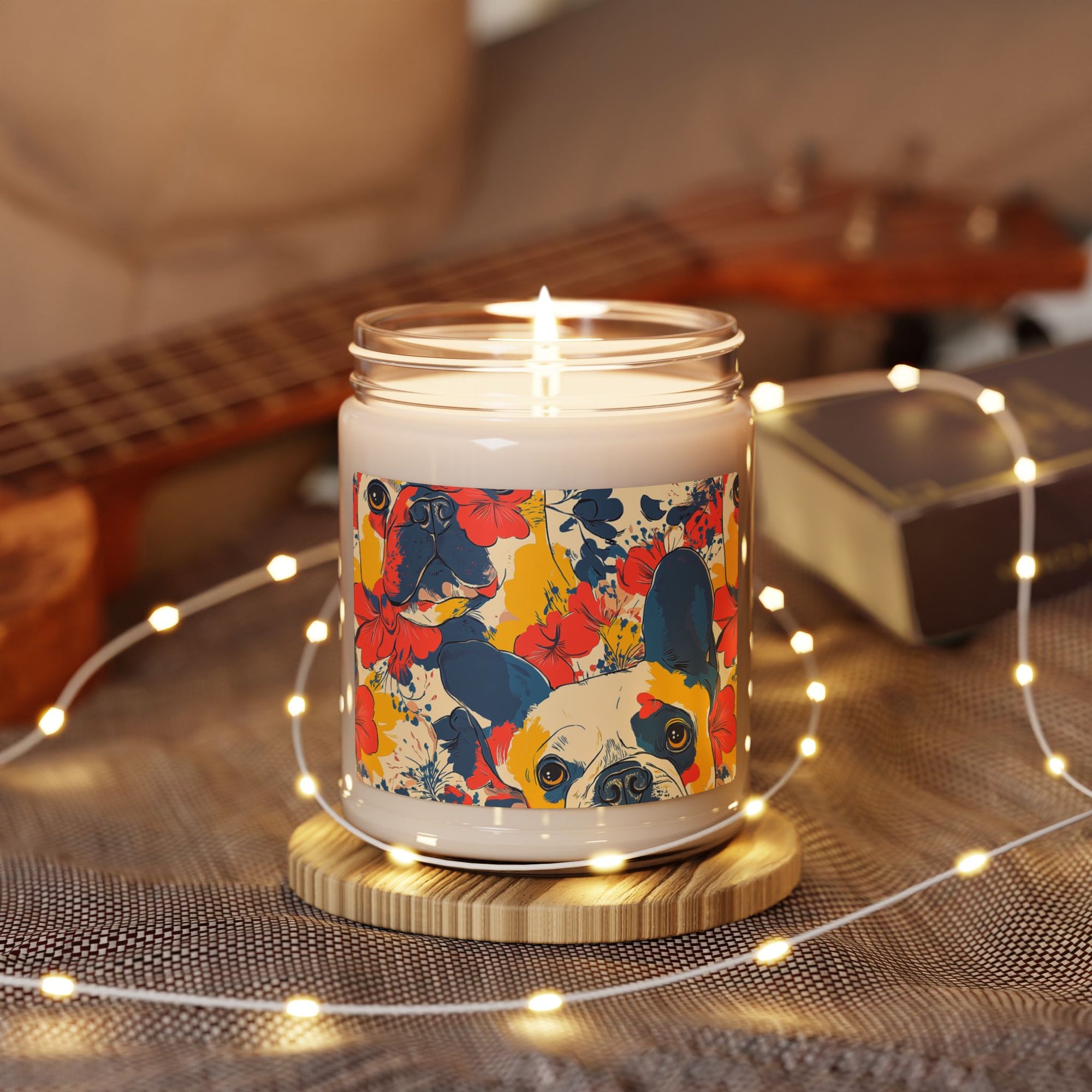 Bloom Pup Frenchietastic Splatter Scented Soy Candle