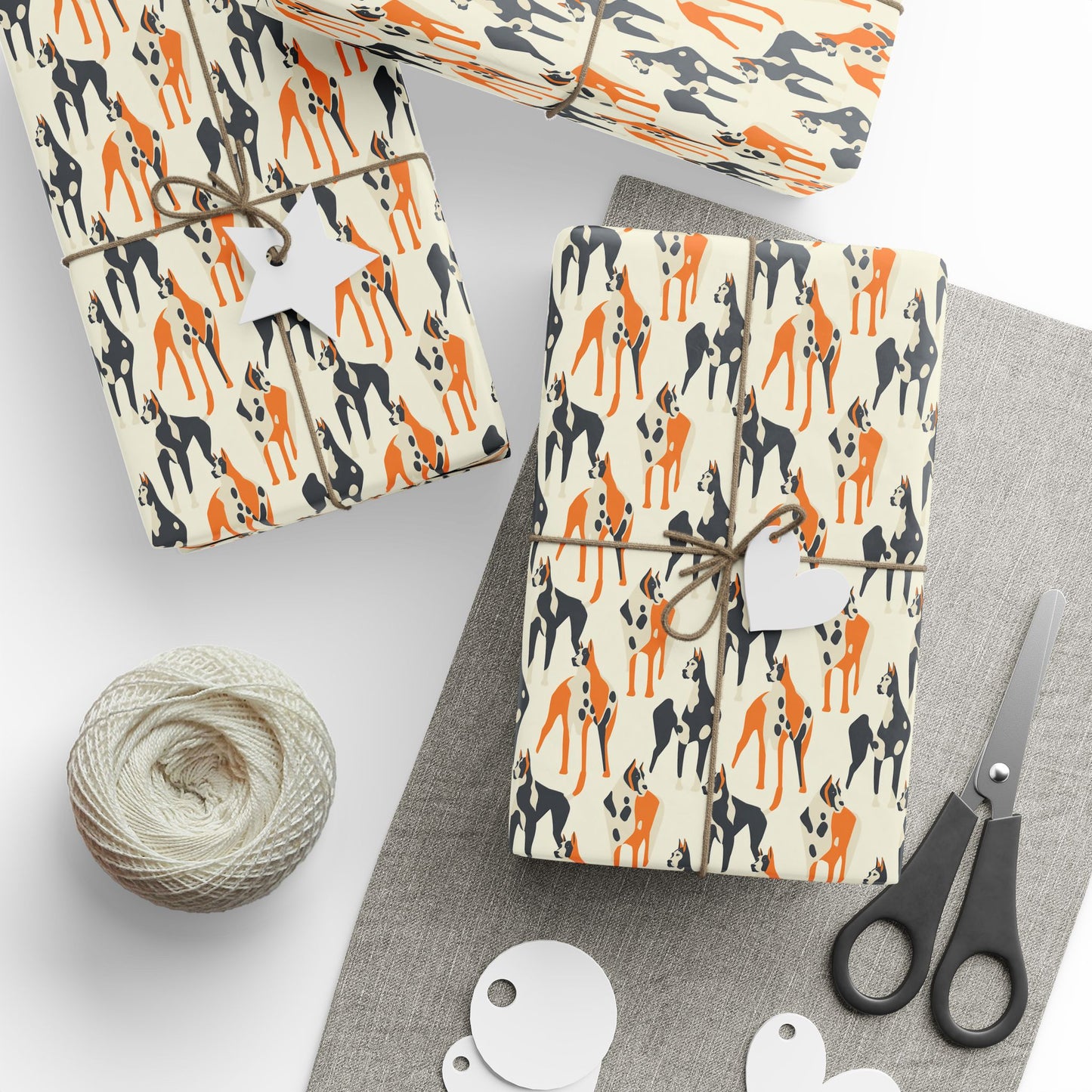 Dashing Dane Divinity Wrapping Paper