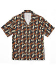 Beagle Glimmer Gaze Glamour Men's Hawaiian Camp Shirt