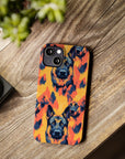 Impressionistic German Shepherds Slim Phone Cases