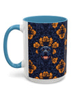 Royal Rottweiler Regalia Accent Coffee Mug