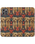 Yorkie Charm Twins Flip Cases