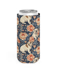 Blooming Bulldog Beauty Slim Can Cooler