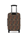 Dapper Dachshund Embroidery Elegance Luggage Cover