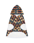 Pawsome Rottweiler Royalty Plaid Pet Hoodie