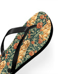 Blooming Goldie Glam Flip Flops