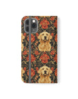 Golden Pawsatronic Tapestry Flip Cases