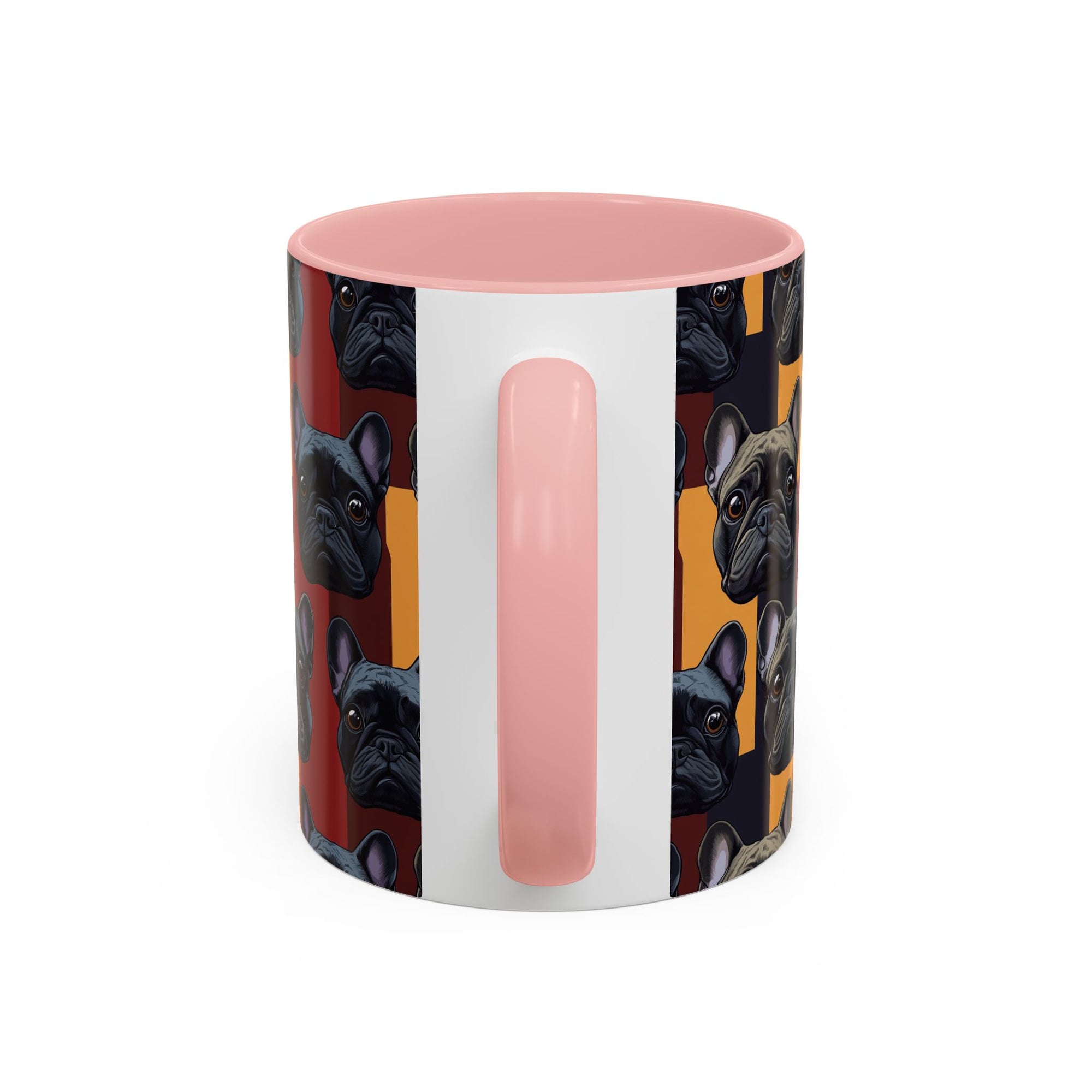 Chic Canine Checkmate - Frenchie Edition Accent Coffee Mug