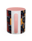 Chic Canine Checkmate - Frenchie Edition Accent Coffee Mug