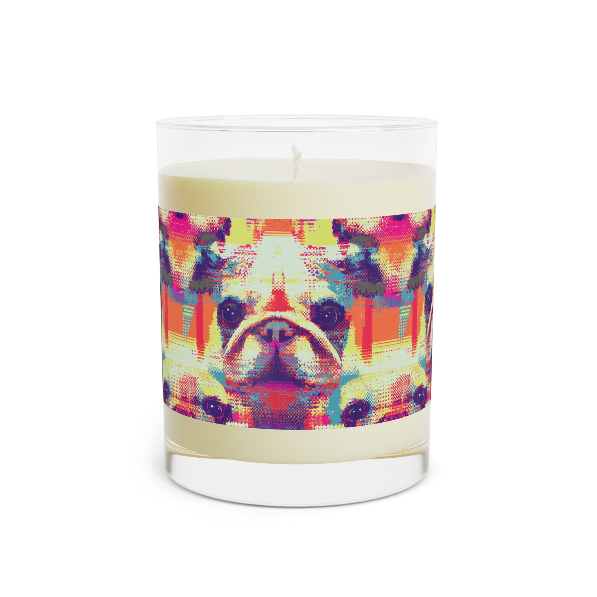 Glitchy Bulldog Blitz Scented Candle