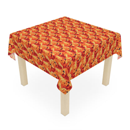 Golden Glamour Paws Tablecloth