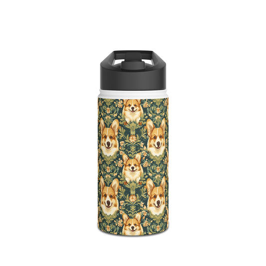 Corgi Charmz Stainless Steel Water Bottle