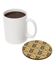 Royal Rottie Regalia Cork Back Coaster