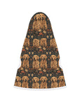 Fanciful Golden Paradise Blossom Pet Hoodie