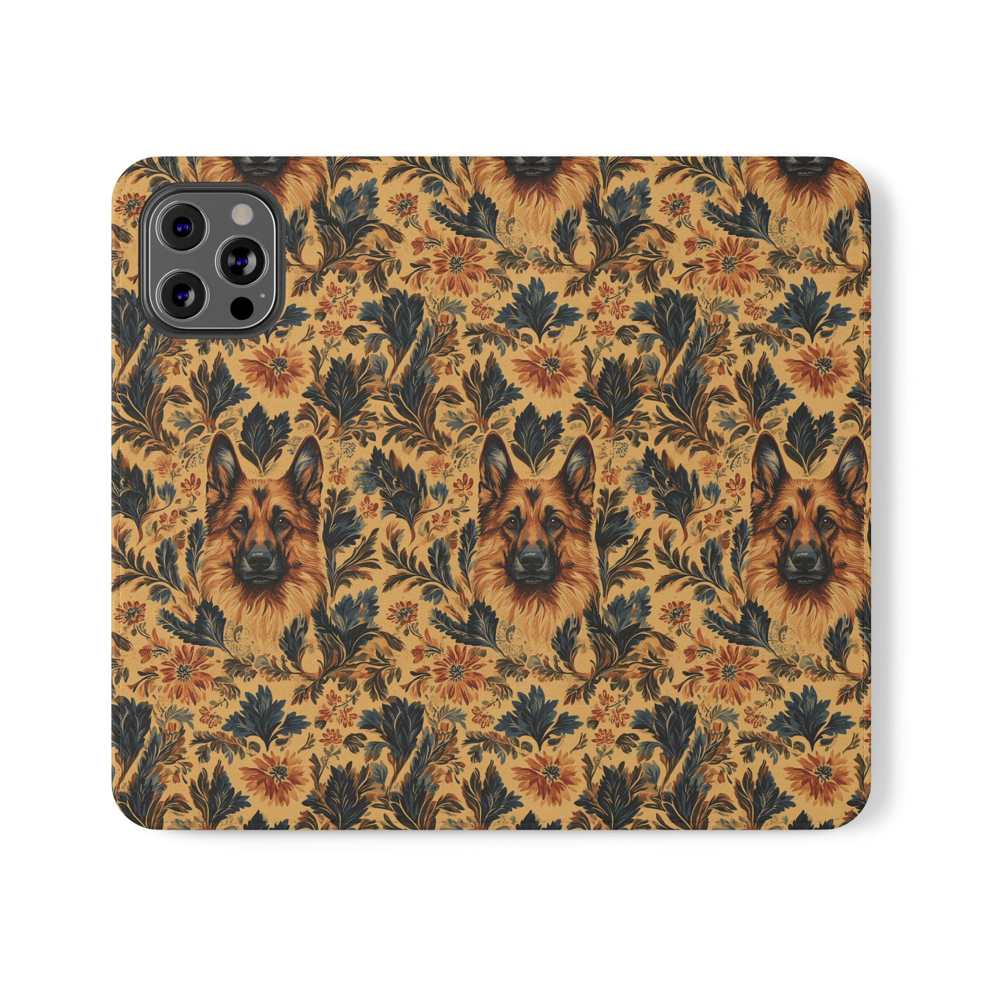 Autumnal German Shepherd Glamour Flip Cases