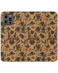 Autumnal German Shepherd Glamour Flip Cases