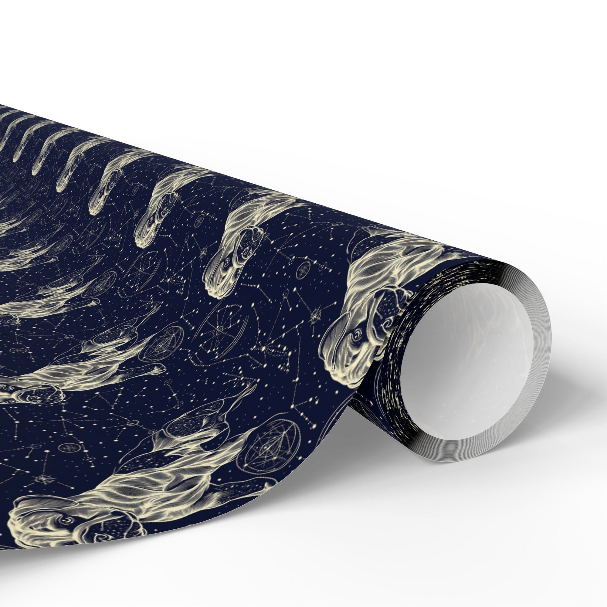 Celestial Boxer Bliss Wrapping Paper