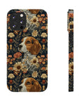 Beagle Blossoms Slim Phone Cases