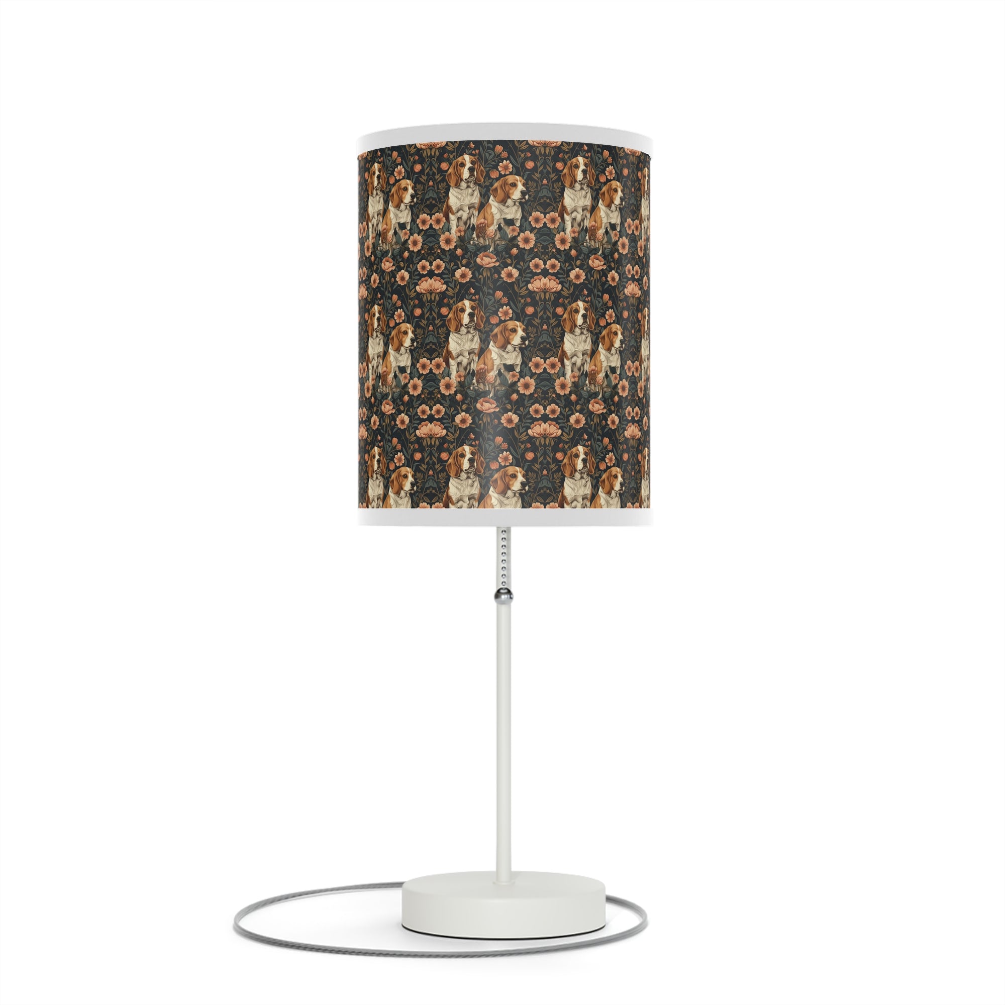 Beagle Blossom Bonanza Lamp on a Stand